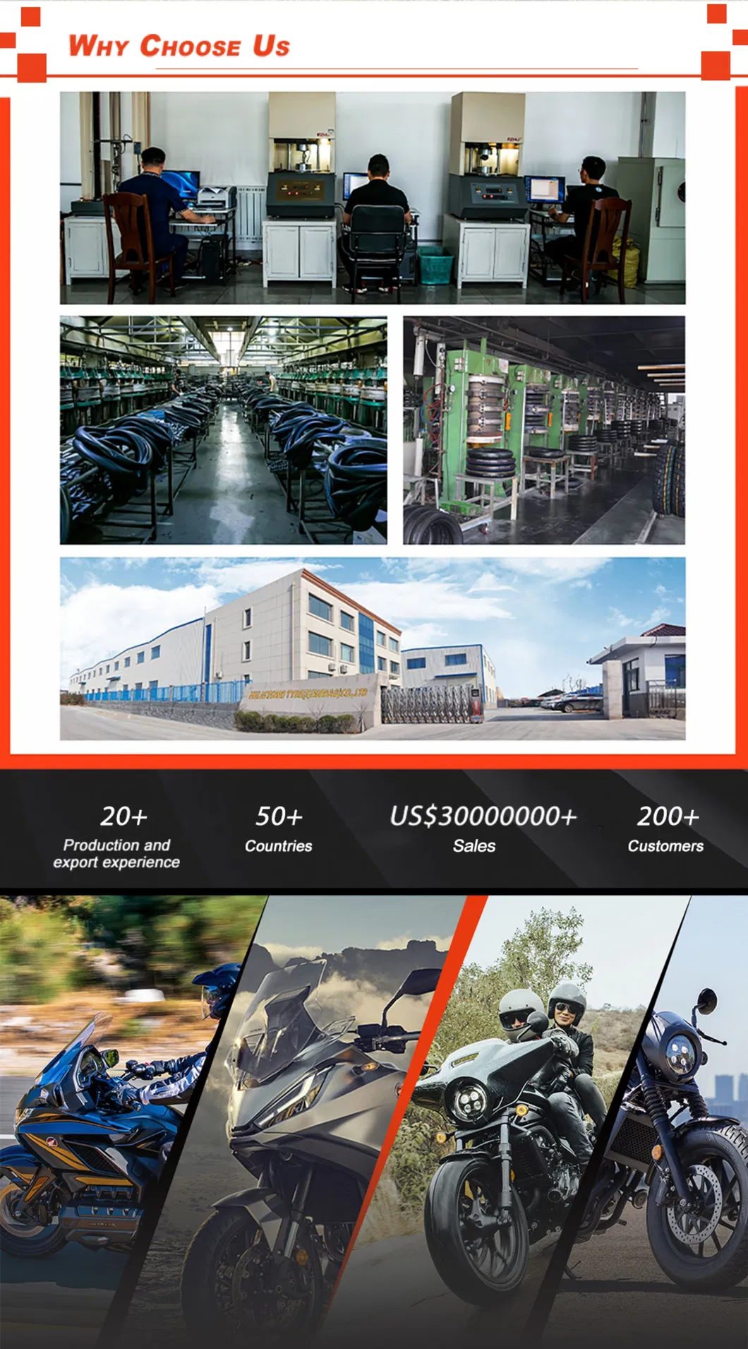 إطارات الدراجات النارية عالية الجودة المعتمدة من E-MARK 6PR/8PR (130/60-10) 